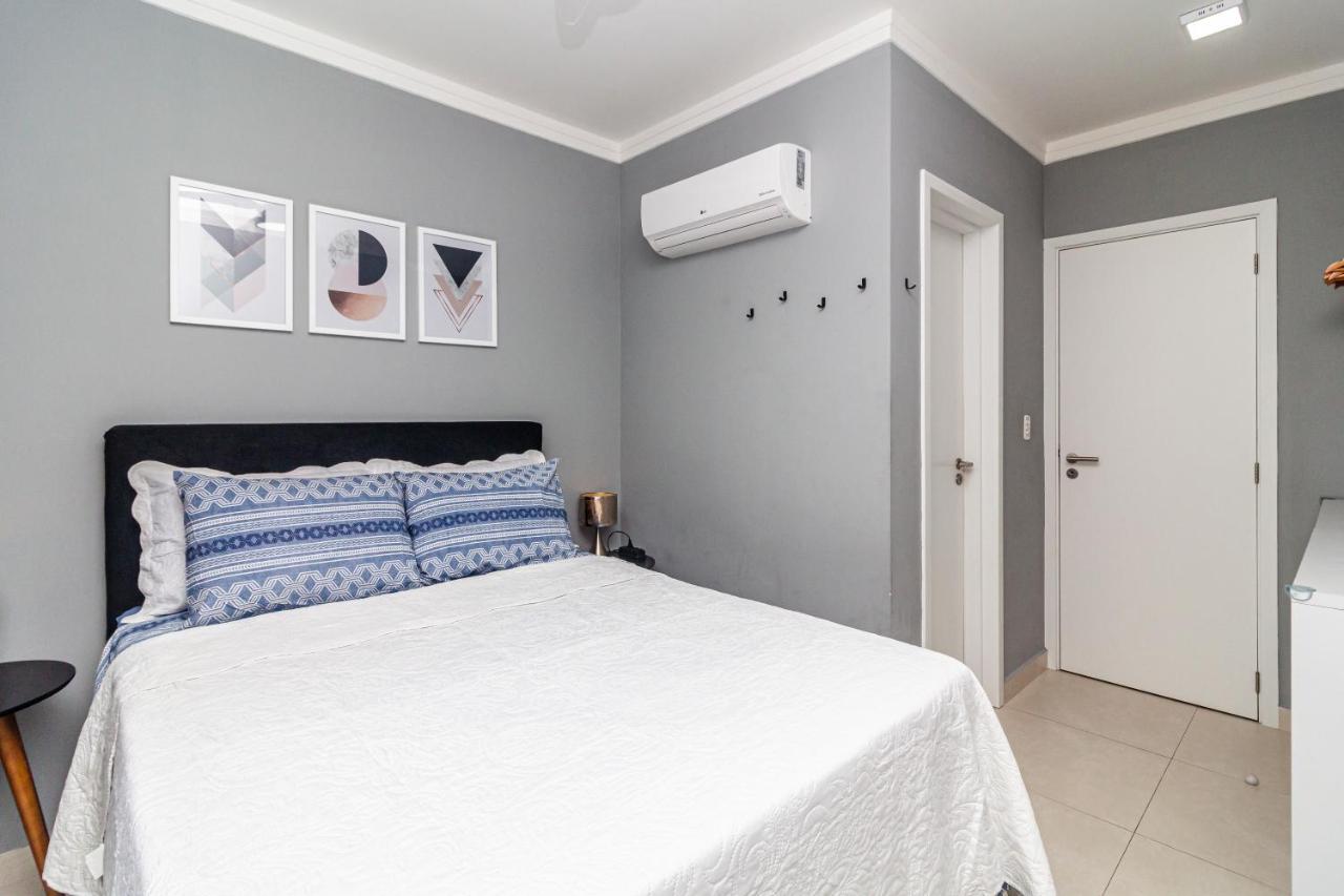 100m PRAIA do BOQUEIRÃO e CENTRO - Vista MAR - Varanda GOURMET com CHURRASQUEIRA privativa - AR CONDICIONADO em todos os ambientes - Wi-Fi 250 Mbps - Acomoda até 6 pessoas - Pet Friendly Praia Grande (Santos) Exterior foto